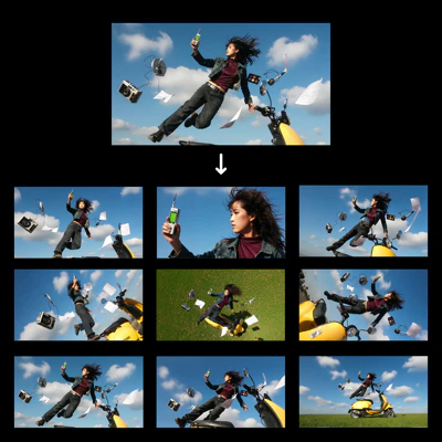 ワンクリック多角度キャラ